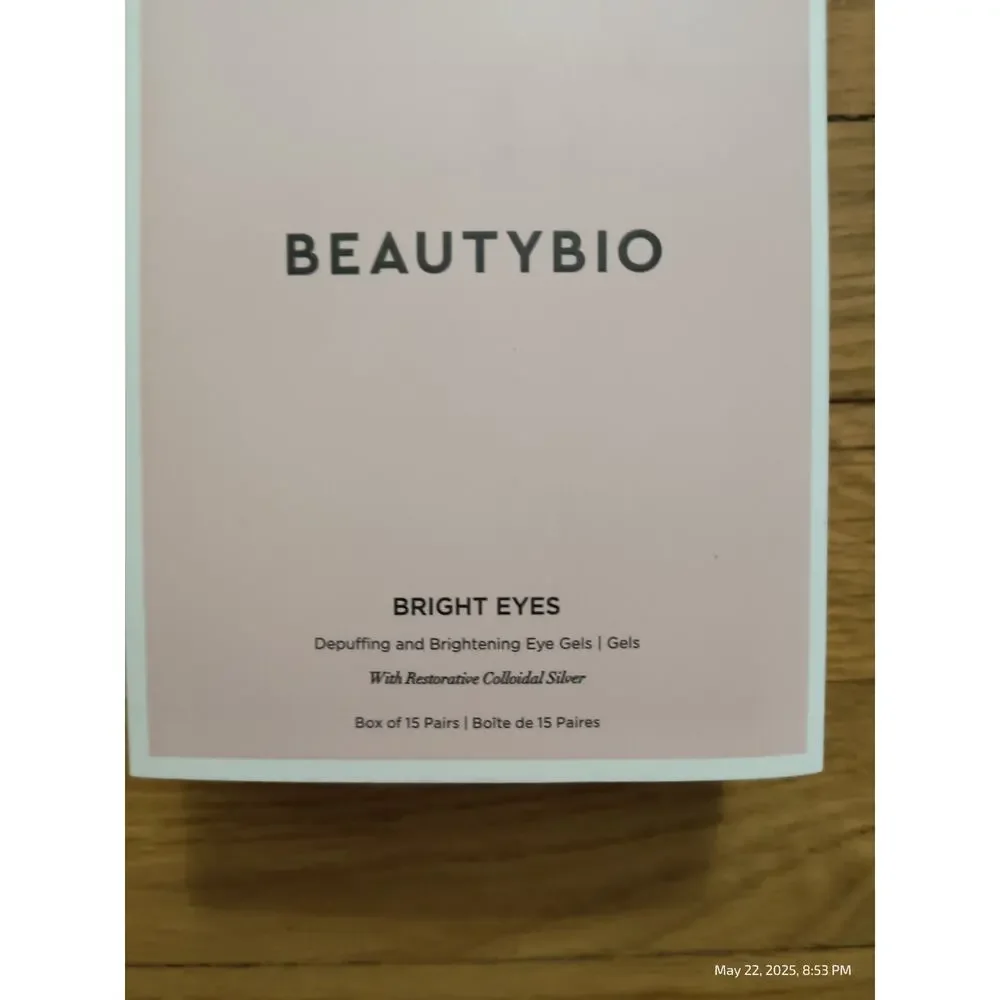 BeautyBio Bright Eyes Depuffing And Brightening Eye Gels - Box Of 15 Pairs Seale